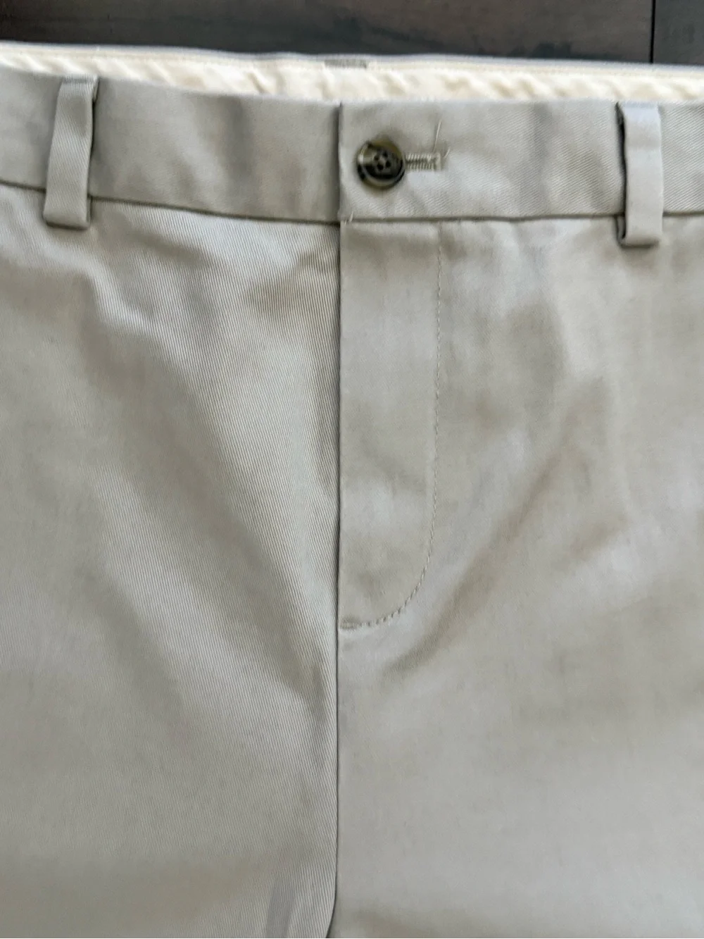 Brooks Brothers Boys Khaki Flat Front Chino Pants Size 16 School Uniform